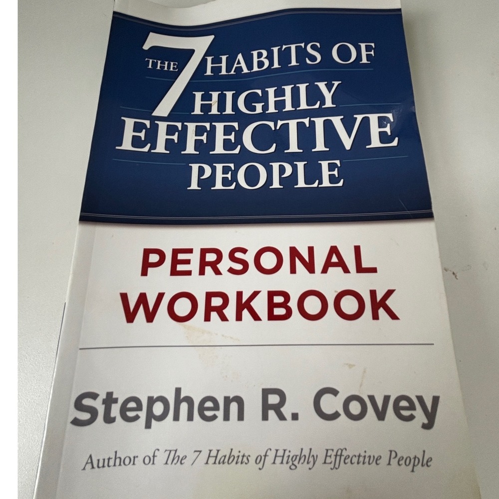 7 Habits of Highly Effective People Personal Workbook Stephen Covey Paperback